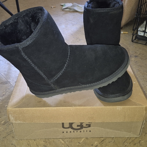 UGG Black Suede Boots - Picture 1 of 11